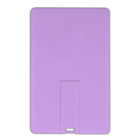 Luscious Lavender Hex #cca3e7 Name Card Style USB Flash Drive from ArtsNow.com Front