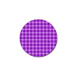 Purple Plaid Tartan 3 Golf Ball Marker (10 pack)