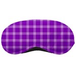 Purple Plaid Tartan 3 Sleep Mask