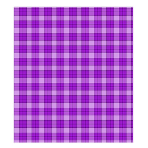 Purple Plaid Tartan 3 Duvet Cover Double Side (King Size) from ArtsNow.com Front