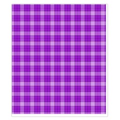 Purple Plaid Tartan 3 Duvet Cover Double Side (California King Size) from ArtsNow.com Front