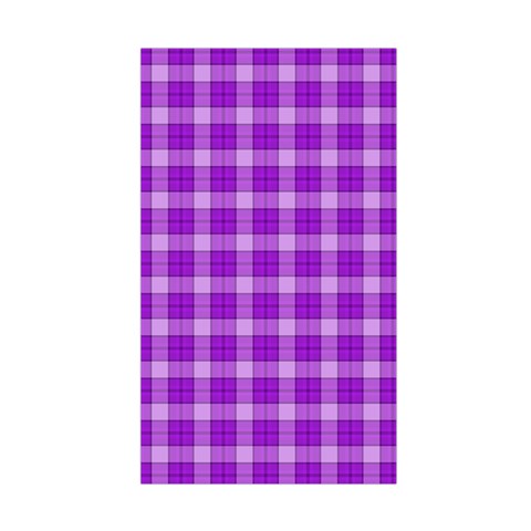 Purple Plaid Tartan 3 Duvet Cover Double Side (Single Size) from ArtsNow.com Front