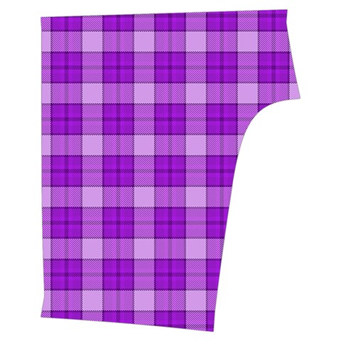 Purple Plaid Tartan 3 Sleeveless Cozy Lounge Set  from ArtsNow.com Back Bottom Left