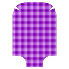 Purple Plaid Tartan 3 Luggage Cover (Large) from ArtsNow.com Front