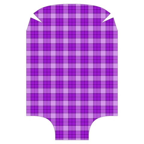 Purple Plaid Tartan 3 Luggage Cover (Large) from ArtsNow.com Back