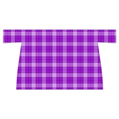 Purple Plaid Tartan 3 Wristlet Pouch Bag (Small) from ArtsNow.com Back