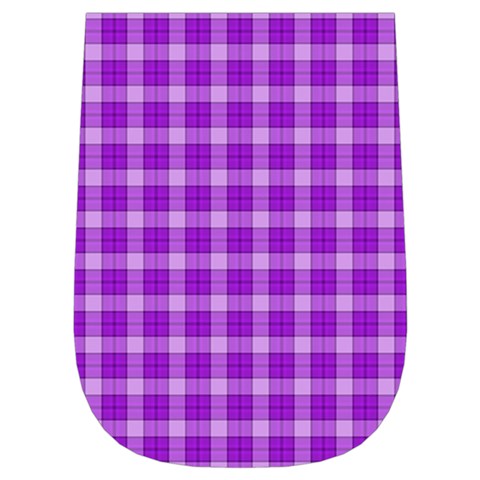 Purple Plaid Tartan 3 Wristlet Pouch Bag (Small) from ArtsNow.com Right Side