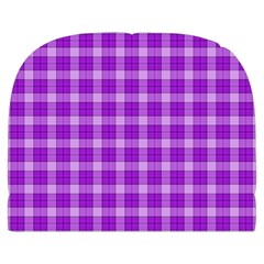 Purple Plaid Tartan 3 Make Up Case (Large) from ArtsNow.com Front