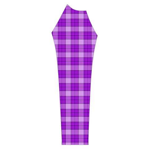 Purple Plaid Tartan 3 Women s Long Sleeve Raglan T Sleeve Right