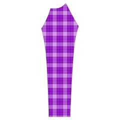 Purple Plaid Tartan 3 Women s Long Sleeve Raglan T Sleeve Left