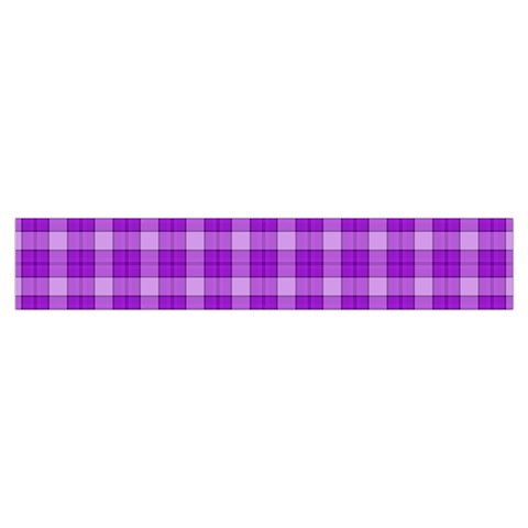 Purple Plaid Tartan 3 Women s Crop Top Pleated Skater Rave Skirt from ArtsNow.com Waistband