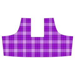 Purple Plaid Tartan 3 Men s Side Zip Front Pouch Ski And Snowboard Bib Pants	 from ArtsNow.com Front