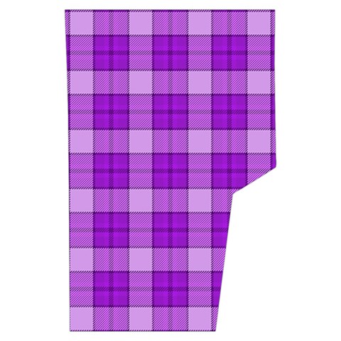 Purple Plaid Tartan 3 Men s Side Zip Front Pouch Ski And Snowboard Bib Pants	 from ArtsNow.com Back Left Centre