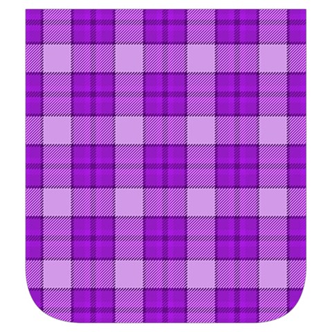 Purple Plaid Tartan 3 Men s Side Zip Front Pouch Ski And Snowboard Bib Pants	 from ArtsNow.com Left Pocket