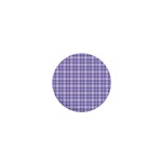 Purple Plaid Tartan 2 1  Mini Buttons