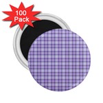 Purple Plaid Tartan 2 2.25  Magnets (100 pack) 