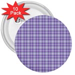 Purple Plaid Tartan 2 3  Buttons (10 pack) 