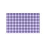 Purple Plaid Tartan 2 Sticker (Rectangular)