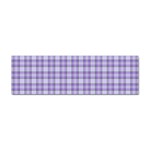 Purple Plaid Tartan 2 Sticker Bumper (100 pack)