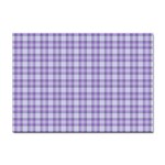 Purple Plaid Tartan 2 Sticker A4 (10 pack)