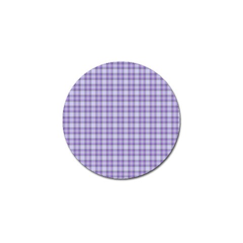 Purple Plaid Tartan 2 Golf Ball Marker from ArtsNow.com Front