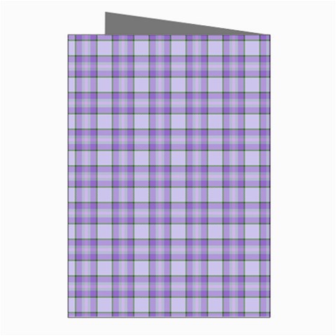 Purple Plaid Tartan 2 Greeting Cards (Pkg of 8) from ArtsNow.com Right