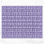 Purple Plaid Tartan 2 Rectangular Jigsaw Puzzl