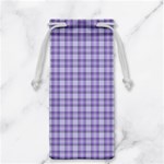 Purple Plaid Tartan 2 Jewelry Bag