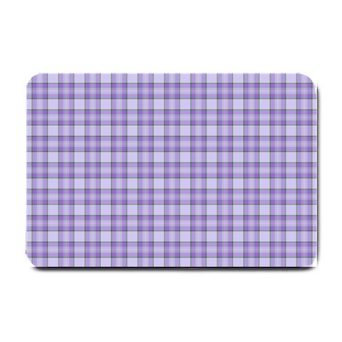 Purple Plaid Tartan 2 Small Doormat from ArtsNow.com 24 x16  Door Mat