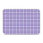 Purple Plaid Tartan 2 Plate Mats