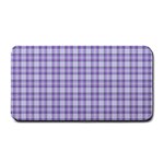 Purple Plaid Tartan 2 Medium Bar Mat