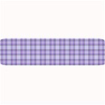 Purple Plaid Tartan 2 Large Bar Mat