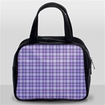 Purple Plaid Tartan 2 Classic Handbag (Two Sides)