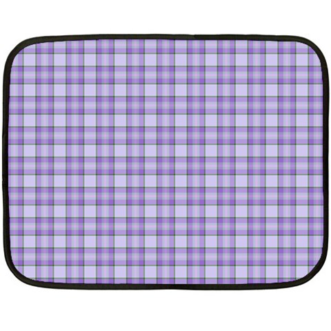 Purple Plaid Tartan 2 Fleece Blanket (Mini) from ArtsNow.com 35 x27  Blanket