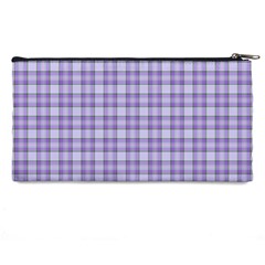 Purple Plaid Tartan 2 Pencil Cases from ArtsNow.com Back