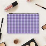 Purple Plaid Tartan 2 Cosmetic Bag (Medium)