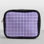 Purple Plaid Tartan 2 Mini Toiletries Bag (One Side)