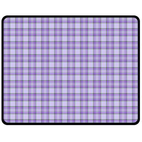 Purple Plaid Tartan 2 Fleece Blanket (Medium) from ArtsNow.com 60 x50  Blanket Front