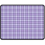 Purple Plaid Tartan 2 Fleece Blanket (Medium)