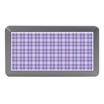 Purple Plaid Tartan 2 Memory Card Reader (Mini)