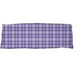 Purple Plaid Tartan 2 One Side Body Pillow Cases