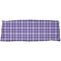 Purple Plaid Tartan 2 15 x40  Body Pillow Case Dakimakura (Two Sides) from ArtsNow.com Front