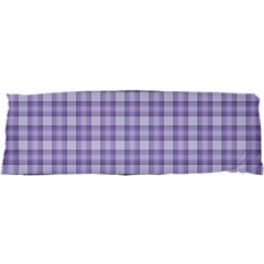 Purple Plaid Tartan 2 21 x63  Body Pillow Case Dakimakura (Two Sides) from ArtsNow.com Front