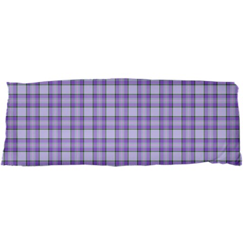 Purple Plaid Tartan 2 25 x67  Body Pillow Case Dakimakura (Two Sides) from ArtsNow.com Back