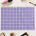 Purple Plaid Tartan 2 Cosmetic Bag (XXL)