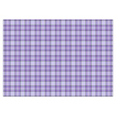 Purple Plaid Tartan 2 14 x22  Lumbar Throw Cushion Case (Two Sides) from ArtsNow.com Front