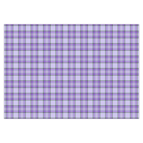 Purple Plaid Tartan 2 14 x22  Lumbar Throw Cushion Case (Two Sides) from ArtsNow.com Back