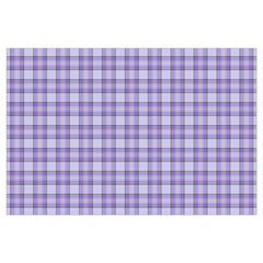 Purple Plaid Tartan 2 16 x24  Lumbar Throw Cushion Case (Two Sides) from ArtsNow.com Front