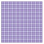 Purple Plaid Tartan 2 Square Satin Scarf (36  x 36 )