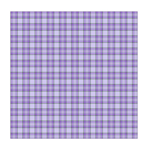 Purple Plaid Tartan 2 Duvet Cover (Queen Size) from ArtsNow.com Front